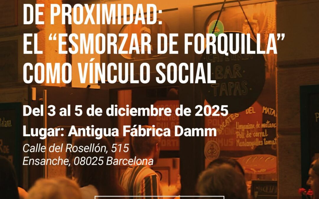 Barcelona acoge el I Congreso de Antropología Gastronómica, referente internacional en gastronomía y sostenibilidad.