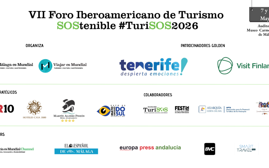 Málaga acogerá el VII Foro Iberoamericano de Turismo SOStenible #TuriSOS2026